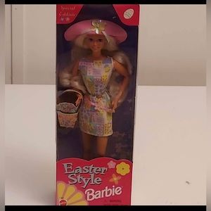 Easter style Barbie 1997 unopened Box.